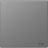 Лицевая панель Schneider Electric Merten D-Life для 1-кл. выключателя IP44 сталь  картинка